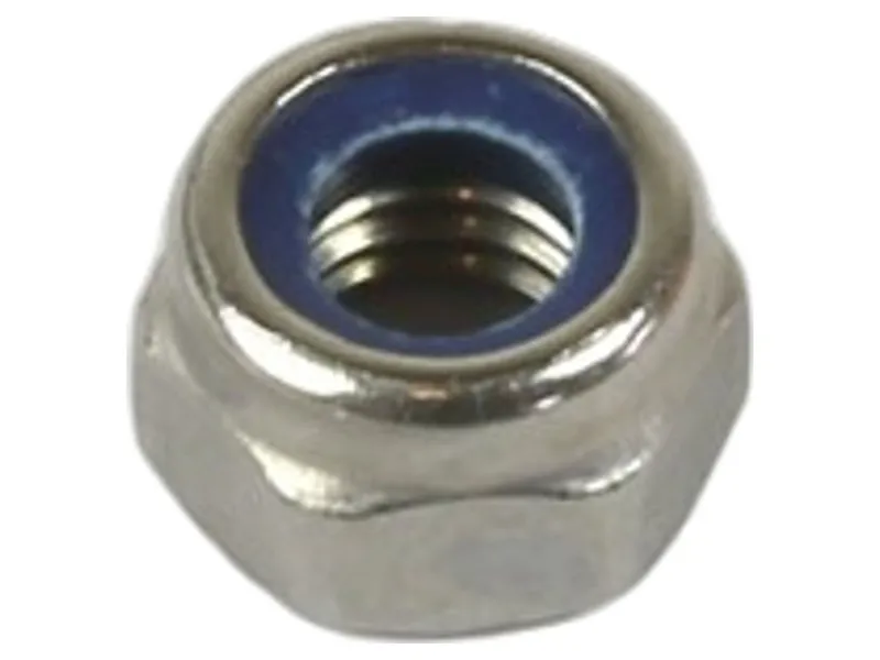 Hope M5 Nyloc Stainless Steel Nut in Silver