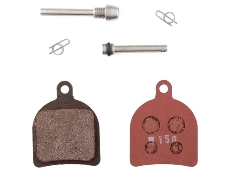 Hope Mono M4/2013 E4/RX4+SH All Weather Compound Brake Pad Pair in Red