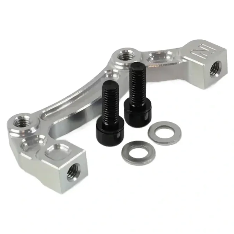 Balfes Bikes Hope Mount N-Post Calliper to IS R-180 Silver | Free postage over £30, £10 off first order, price match & 0% finance.