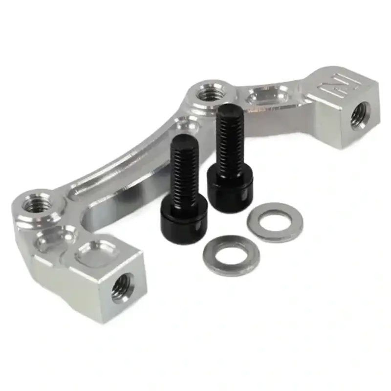 Balfes Bikes Hope Mount N-Post Calliper to IS R-180 Silver | Free postage over £30, £10 off first order, price match & 0% finance.