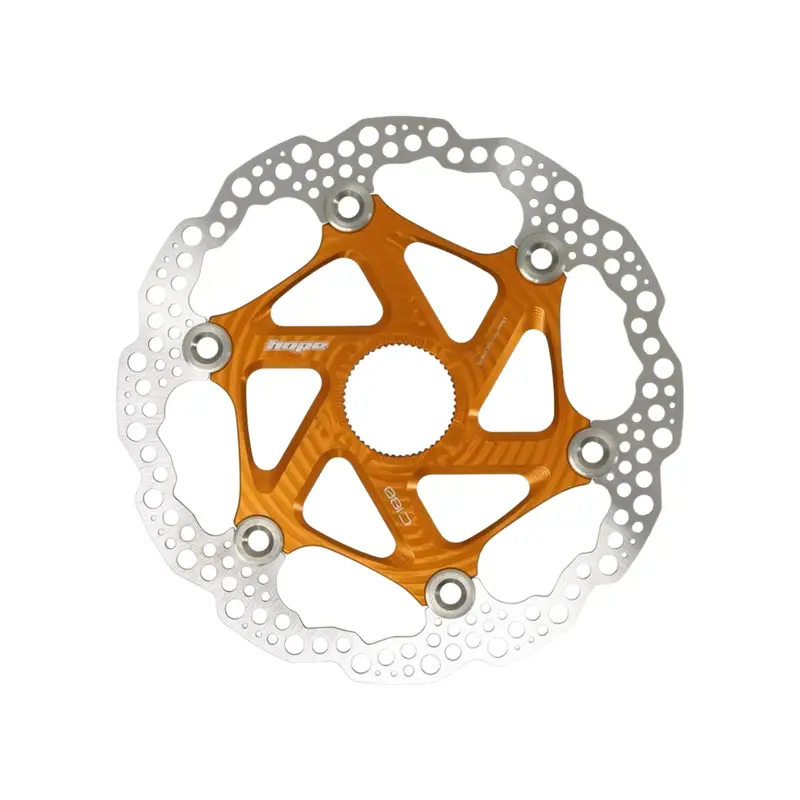 Balfes Bikes Hope MTB Centre Lock Disc 160mm in Orange | Free postage over £30, £10 off first order, price match & 0% finance.