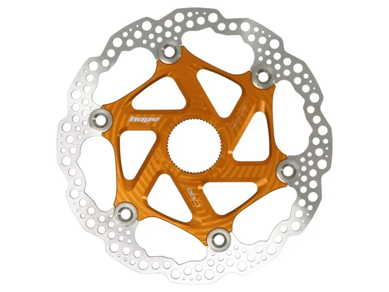 Hope MTB Centre Lock Disc 160mm in Orange