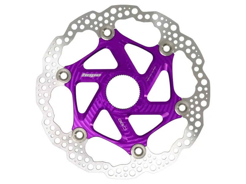 Hope MTB Centre Lock Disc 160mm in Purple