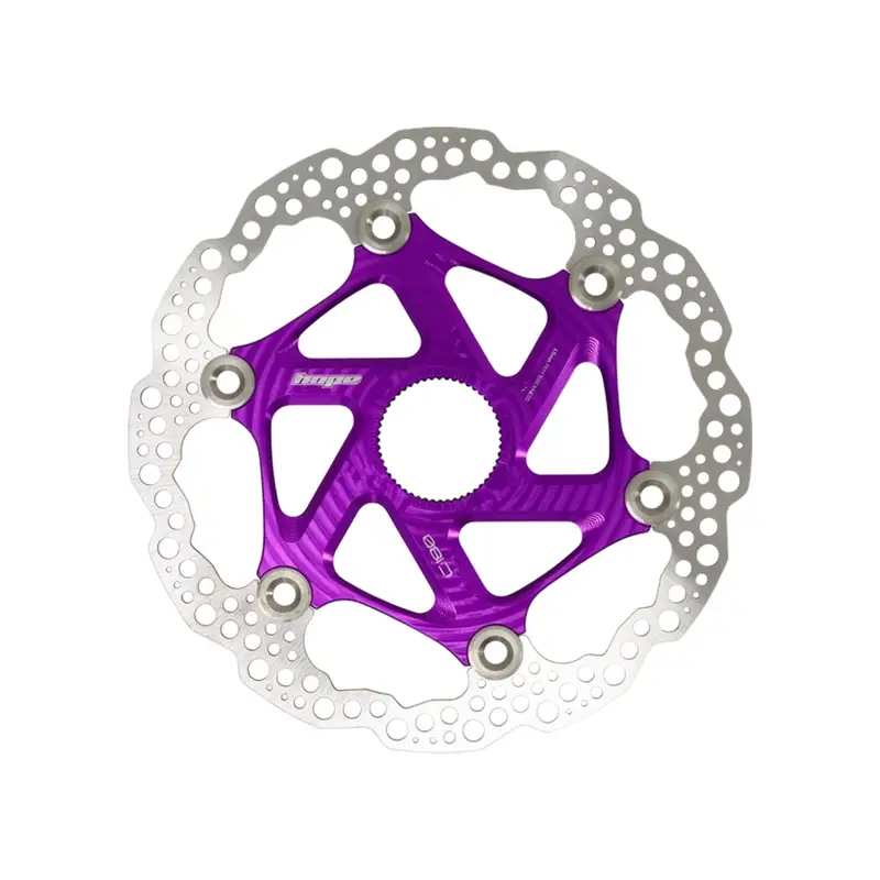 Balfes Bikes Hope MTB Centre Lock Disc 160mm in Purple | Free postage over £30, £10 off first order, price match & 0% finance.