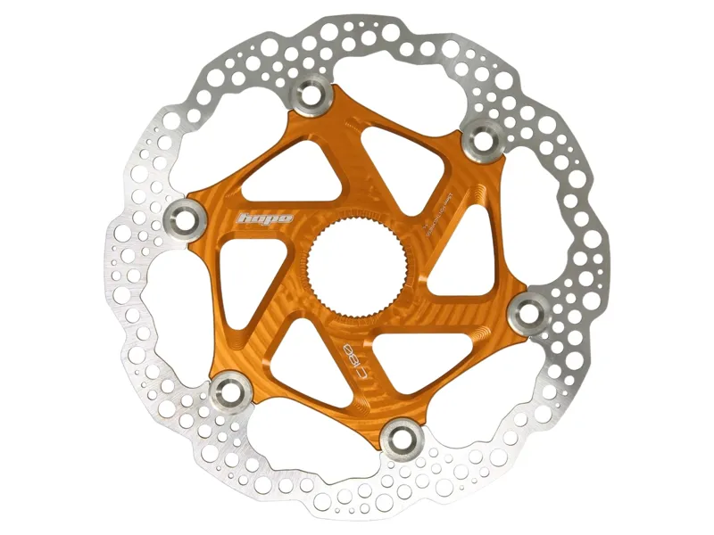 Hope MTB Centre Lock Disc 180mm in Orange