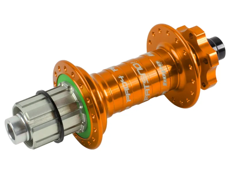Hope PRO 4 Rear 32H Fatsno 177mm 12mm Shimano HG Steel Hub in Orange