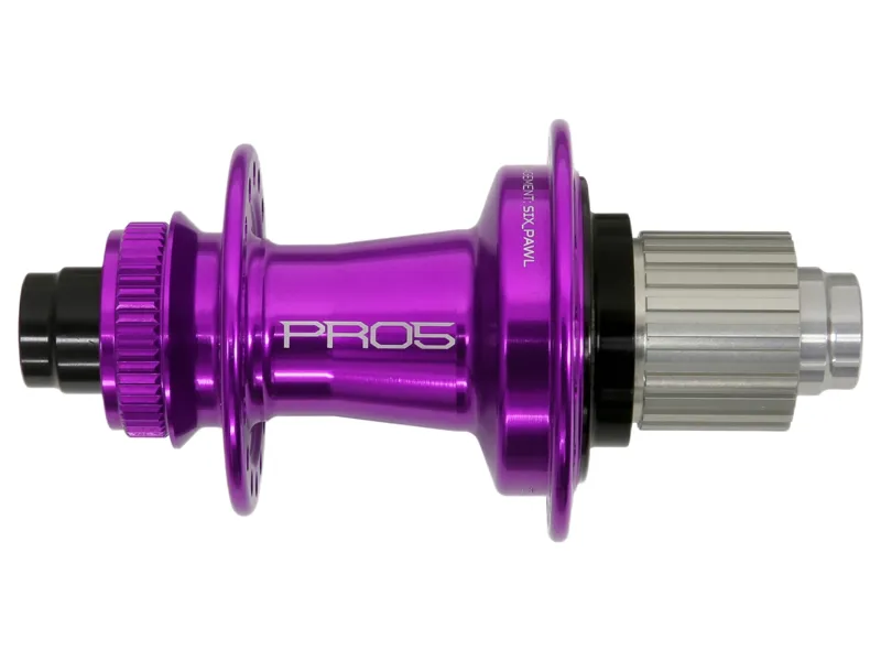 Hope Pro 5 Rear Centre Lock 28H 135 x 12mm XDR Hub in Purple