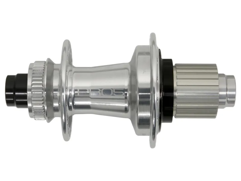 Hope Pro 5 Rear Centre Lock 32H 135 x 12mm Shimano MicroSpline Hub in Silver