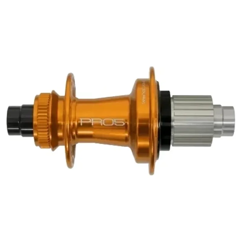 Balfes Bikes Hope Pro 5 Rear Centre Lock 32H 142 x 12mm Shimano HG Steel in Orange | Free postage over £30, £10 off first order, price match & 0% finance.