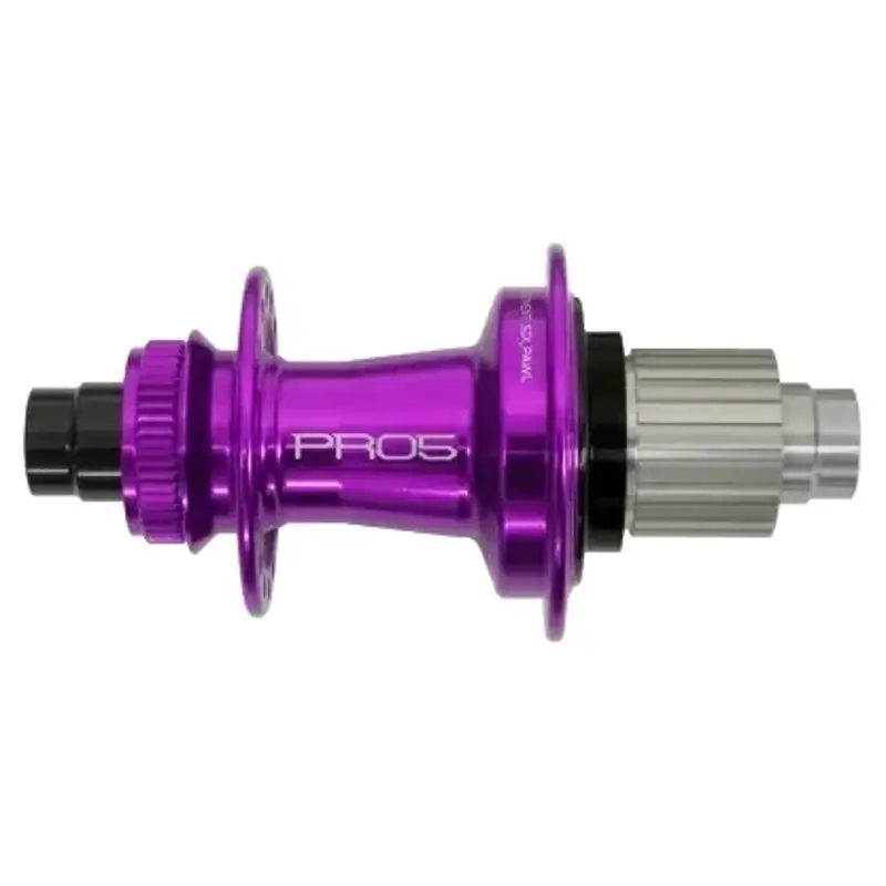 Balfes Bikes Hope Pro 5 Rear Centre Lock 36H 142 x 12mm Shimano HG Alloy Hub in Purple | Free postage over £30, £10 off first order, price match & 0% finance.
