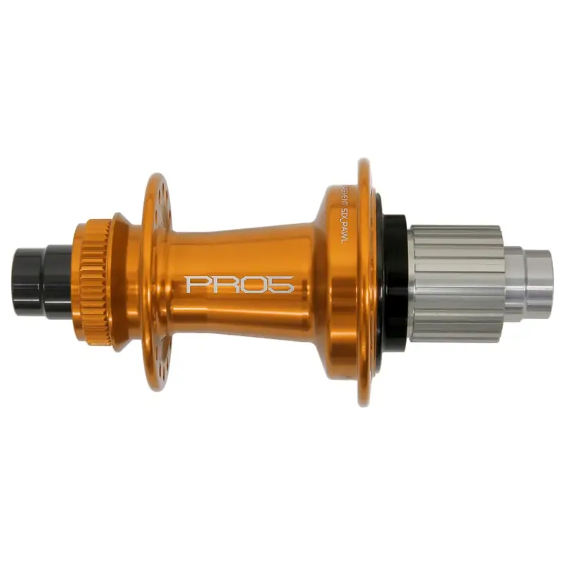 Balfes Bikes Hope Pro 5 36H Centre Lock Rear Hub 148x12mm in Orange | Free postage over £30, £10 off first order, price match & 0% finance.