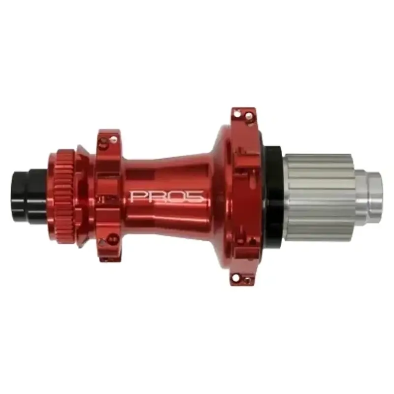 Balfes Bikes Hope Pro 5 Rear Centre Lock S/Pull 24H 135 x 12mm Shimano HG Steel Hub in Red | Free postage over £30, £10 off first order, price match & 0% finance.