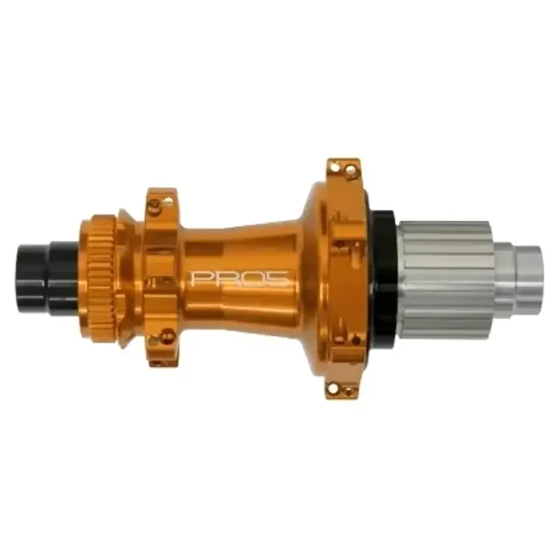 Balfes Bikes Hope Pro 5 Rear Centre Lock S/Pull 24H 142 x 12mm Shimano HG Steel Hub in Orange | Free postage over £30, £10 off first order, price match & 0% finance.