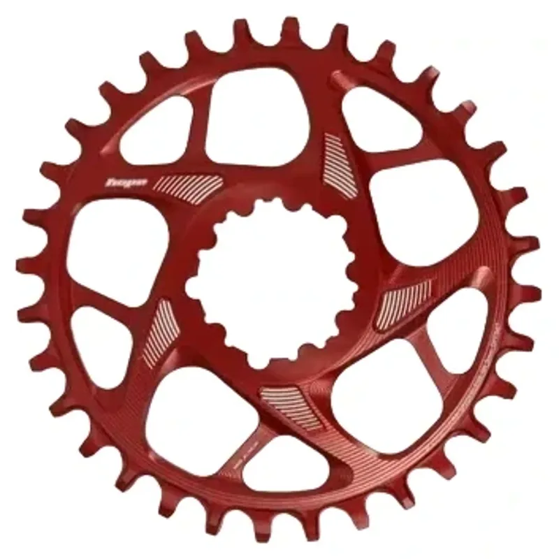 Hope R22 Spiderless Boost Chainring in Red-1