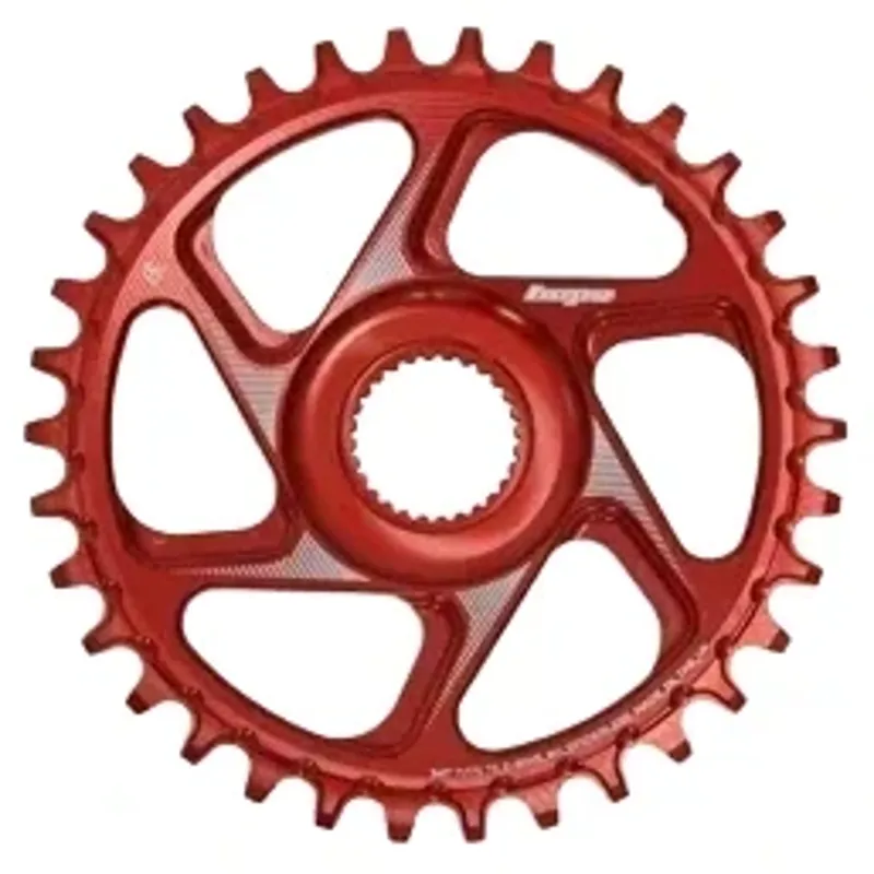 Hope R22 Spiderless Boost Chainring in Red-2