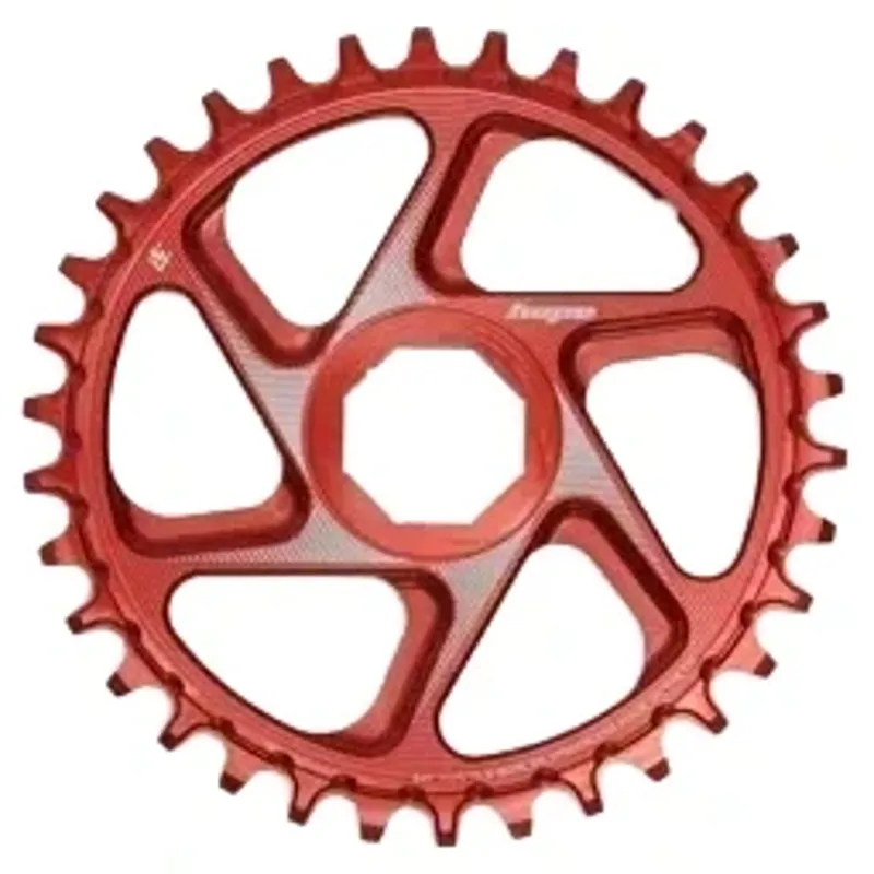 Hope R22 Spiderless Boost Chainring in Red-3