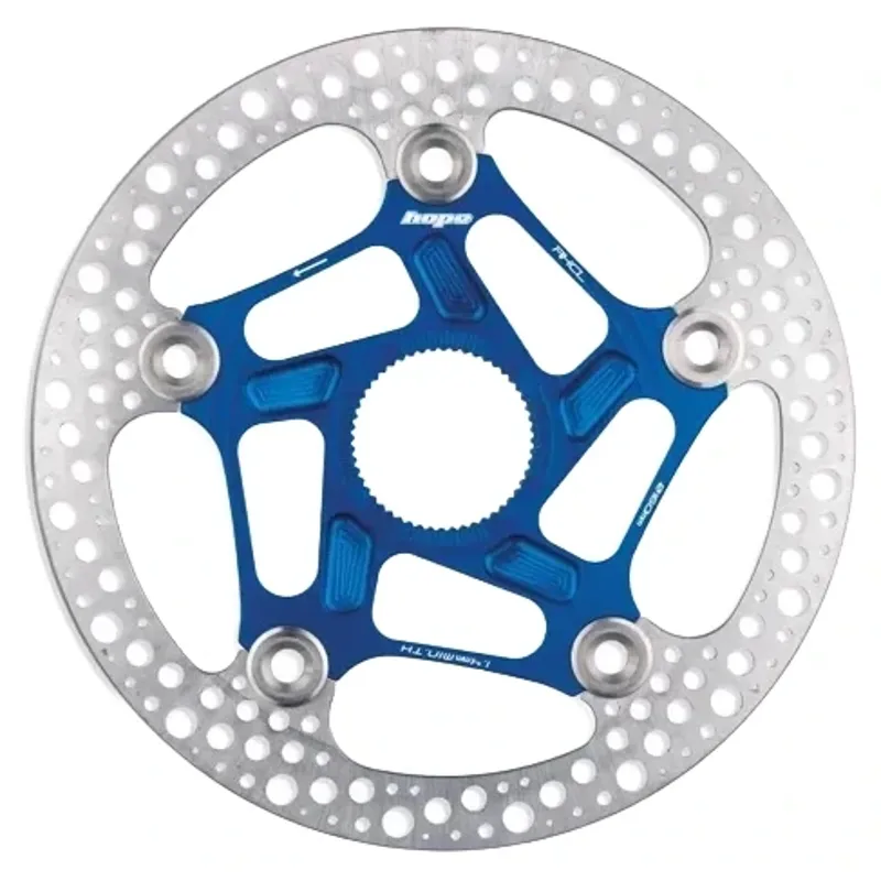 Balfes Bikes Hope RX Centre Lock Disc 140mm Rotor in Blue | Free postage over £30, £10 off first order, price match & 0% finance.