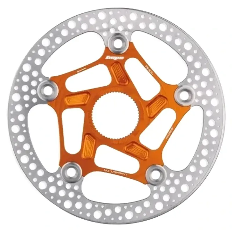 Balfes Bikes Hope RX Centre Lock Disc 140mm Rotor in Orange | Free postage over £30, £10 off first order, price match & 0% finance.