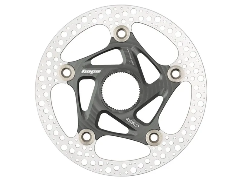 Balfes Bikes Hope RX Centre Lock Disc 160mm - Smoke | Free postage over £30, £10 off first order, price match & 0% finance.
