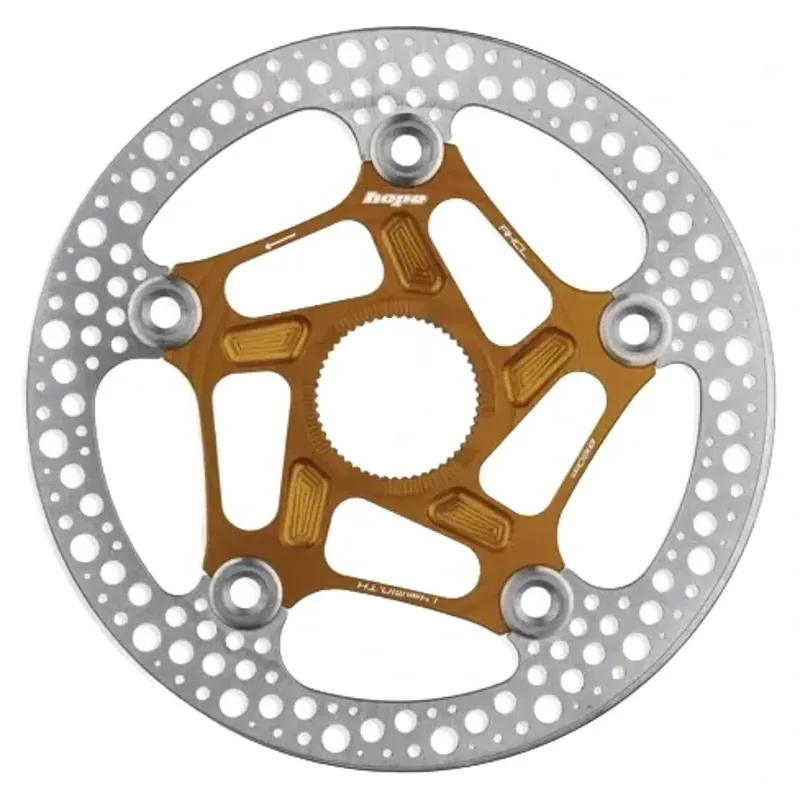 Balfes Bikes Hope RX Centrelock Disc Rotor 160mm in Orange | Free postage over £30, £10 off first order, price match & 0% finance.