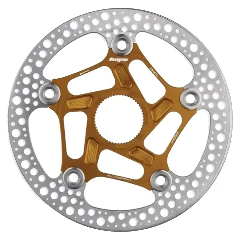 Balfes Bikes Hope RX Centrelock Disc Rotor 160mm in Orange | Free postage over £30, £10 off first order, price match & 0% finance.