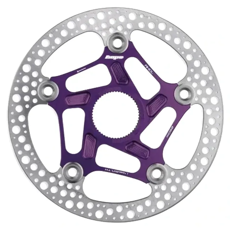 Hope RX Centrelock Disc Rotor 160mm in Purple