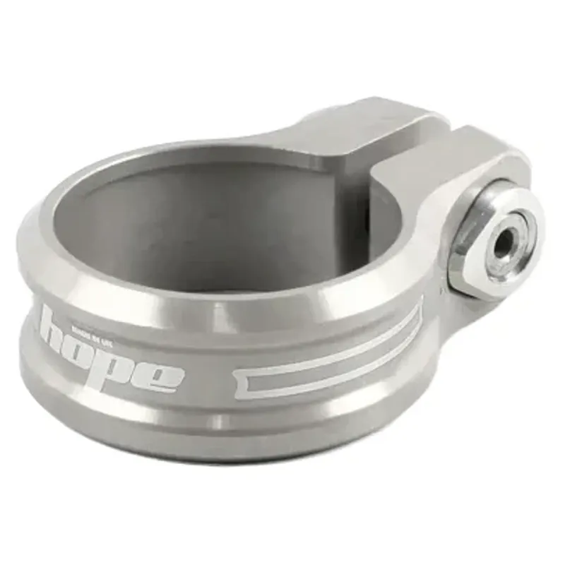 Balfes Bikes Hope Seat Bolt Clamp in Silver | Free postage over £30, £10 off first order, price match & 0% finance.