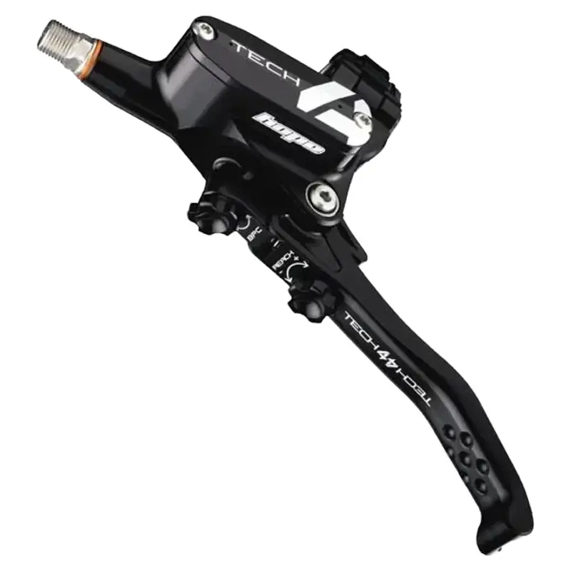 Balfes Bikes Hope Tech 4 V4 Brake Set - No Rotor - in Black/Black | Free postage over £30, £10 off first order, price match & 0% finance.
