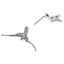 Hope Tech 4 V4 No Rotor Braided Right Hand in Silver
