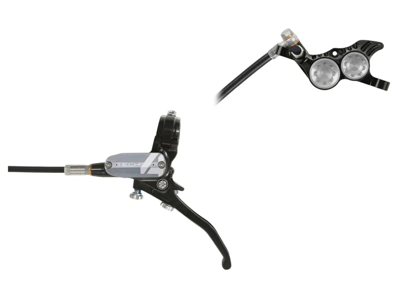 Hope Tech 4 V4 No Rotor Right Hand Brake in Black/Silver