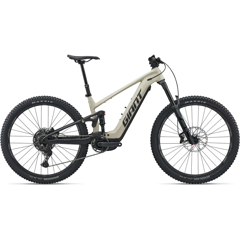 Balfes Bikes Giant Stance E+ 1 Electric Full Suspension Mountain Bike 2026 in Almond/Black | Free postage over £30, £10 off first order, price match & 0% finance.