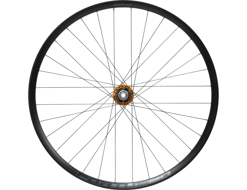 Balfes Bikes Hope Fortus 30W Pro 5 6-Bolt 27.5in Rear Wheel in Black/Orange | Free postage over £30, £10 off first order, price match & 0% finance.