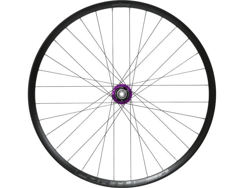 Balfes Bikes Hope Fortus 30W Pro 5 6-Bolt 27.5in Rear Wheel in Black/Purple | Free postage over £30, £10 off first order, price match & 0% finance.