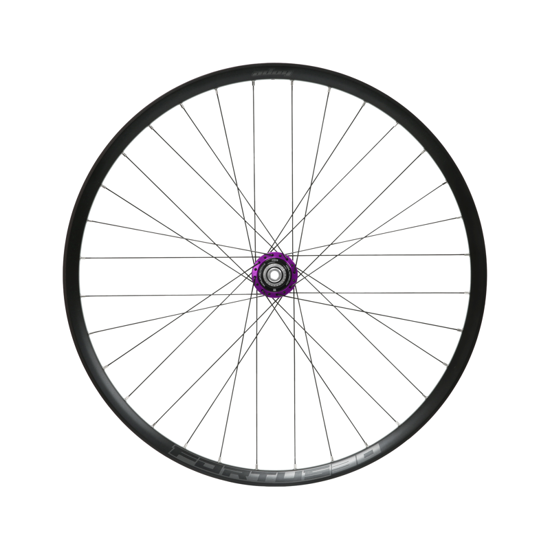 Balfes Bikes Hope Fortus 30W Pro 5 6-Bolt 27.5in Rear Wheel in Black/Purple | Free postage over £30, £10 off first order, price match & 0% finance.