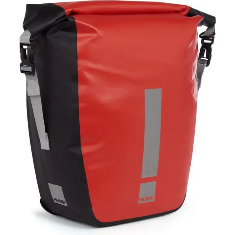 Balfes Bikes Hump Reflect 30L Single Pannier Bag in Red | Free postage over £30, £10 off first order, price match & 0% finance.
