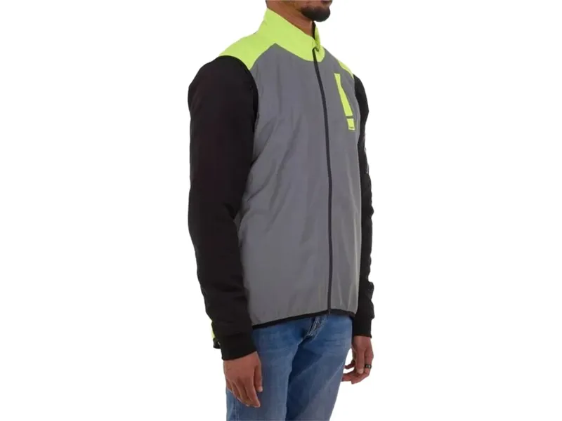 Hump Men's Ultra Reflect Gilet in Silver Reflect/Hi-Viz Yellow-2