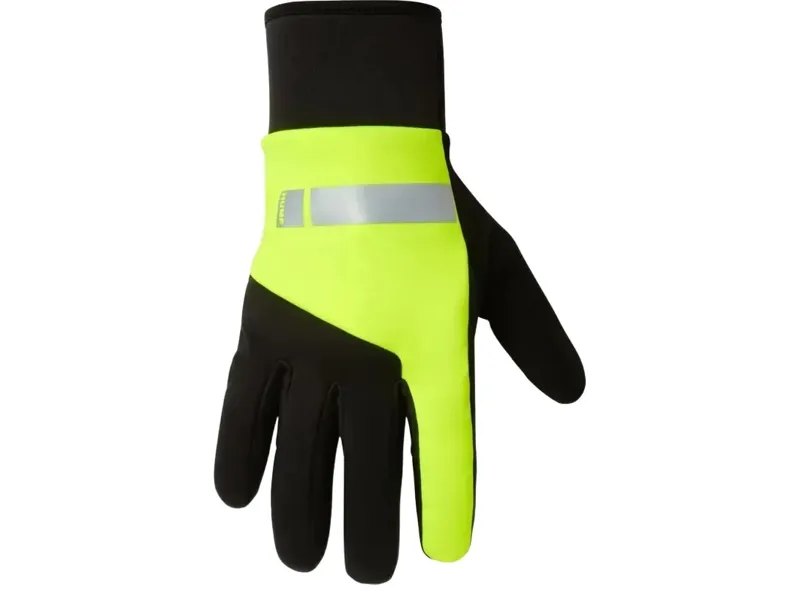 Hump Thermal Reflective Gloves in Black/HiViz Yellow