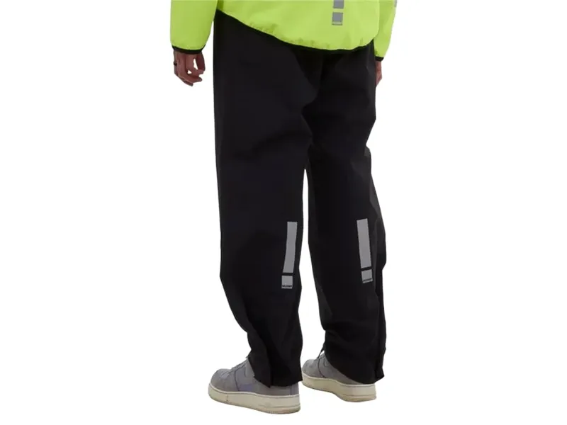 Hump Unisex Reflect Waterproof Overtrousers in Black-3