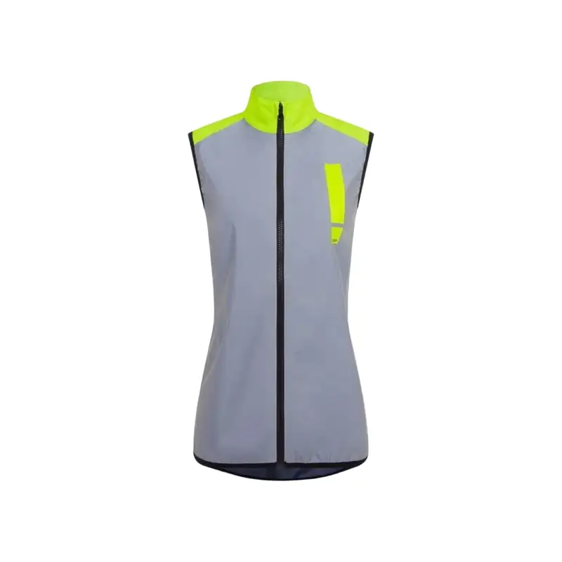 Balfes Bikes Hump Women's Ultra Reflect Gilet in Silver Reflect/Hi-Viz Yellow | Free postage over £30, £10 off first order, price match & 0% finance.