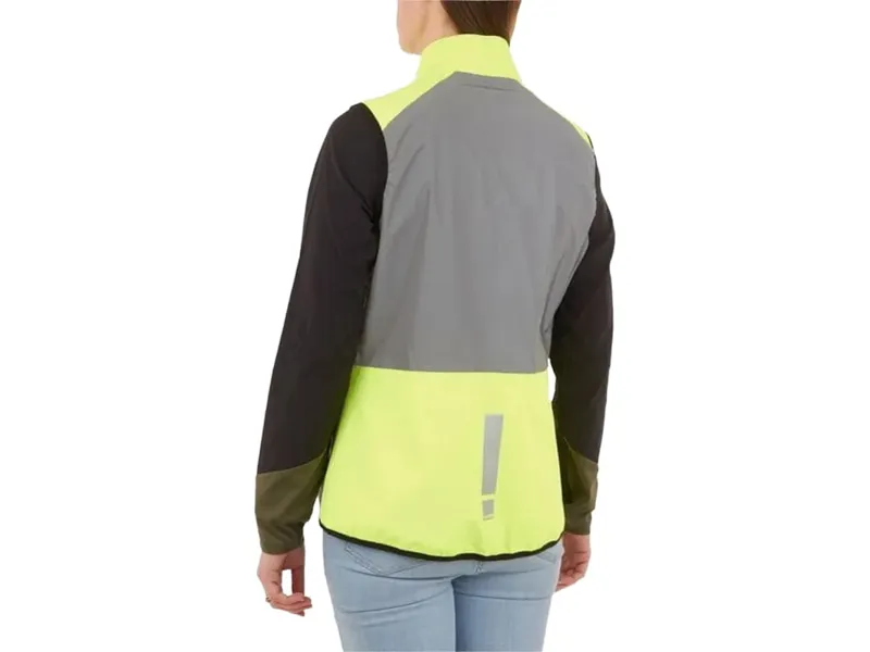 Hump Women's Ultra Reflect Gilet in Silver Reflect/Hi-Viz Yellow-3