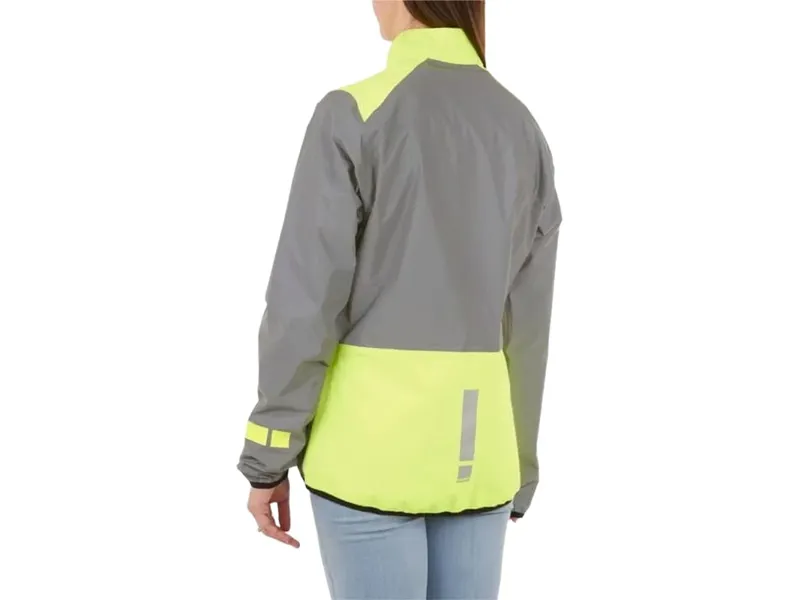 Hump Women's Ultra Reflect Waterproof Jacket in Reflect/Hi-Viz Yellow-3