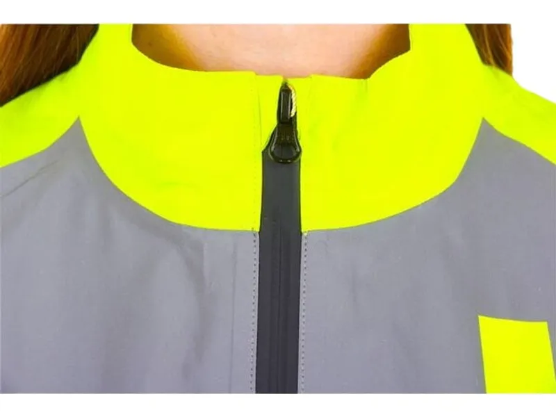 Hump Women's Ultra Reflect Waterproof Jacket in Reflect/Hi-Viz Yellow-6