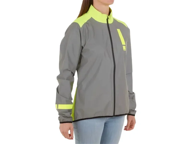 Hump Women's Ultra Reflect Waterproof Jacket in Reflect/Hi-Viz Yellow-2