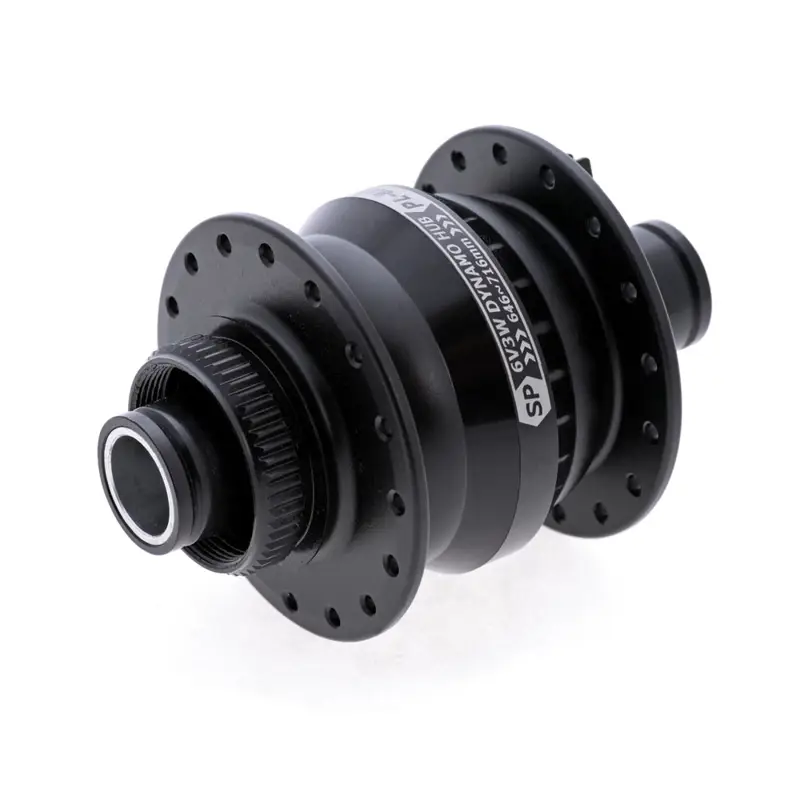 Balfes Bikes Sp Dynamo SP Dynamo PL-8X 15mm Hub in Black | Free postage over £30, £10 off first order, price match & 0% finance.