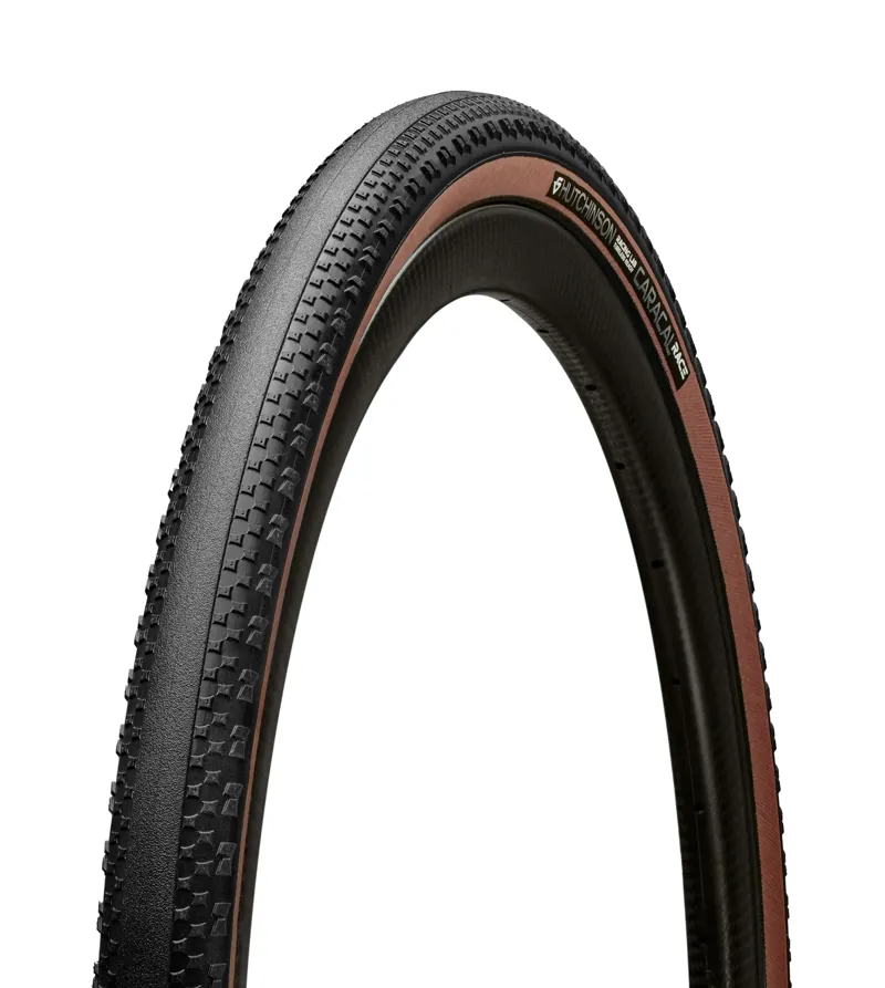 Hutchinson Caracal Race TR 700 x 40 Gravel Tyre Pair in Tan Wall with Silca Ultimate Tubeless Sealant v2 500ml Bundle-1