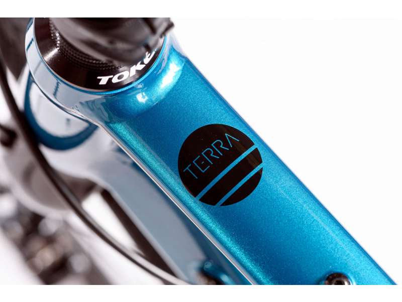 Orro Terra 105 Hydro Disc Gravel Bike 2023 in Blue-1