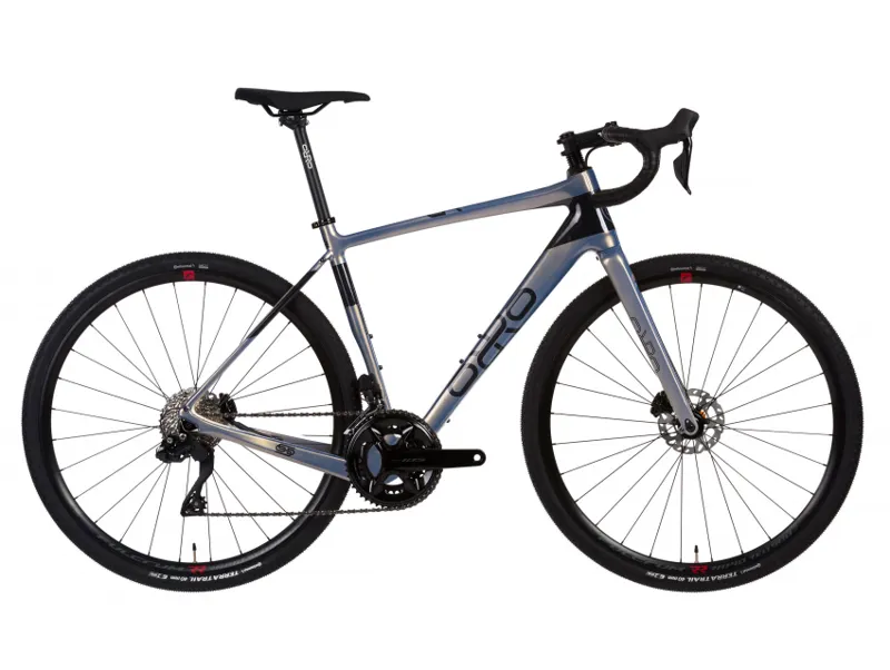 Orro Terra C 105 Di2 RR9 Carbon Gravel Bike 2023 in Radiant Steel Gloss