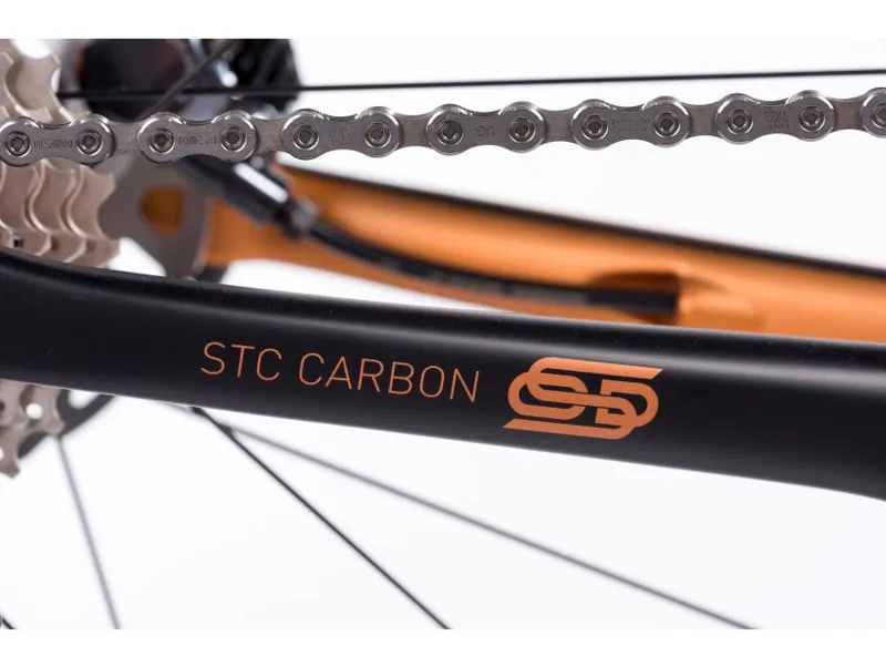 Orro Gold STC Ultegra R500 Limited Edition Road Bike 2023 in Satin Black/Signature Rose Gold-1