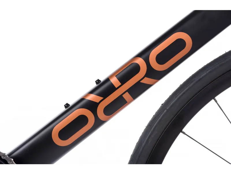 Orro Gold STC Ultegra R500 Limited Edition Road Bike 2023 in Satin Black/Signature Rose Gold-2