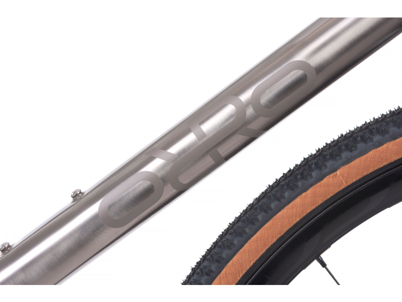 Orro Terra Ti Rival XPLR eTap Gravel Bike 2024 in Raw Titanium-1
